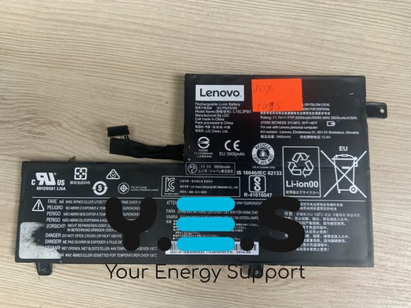 Акумулятор LENOVO L15L3PB1 (80% знос) для Chromebook N22, L15M3PB1