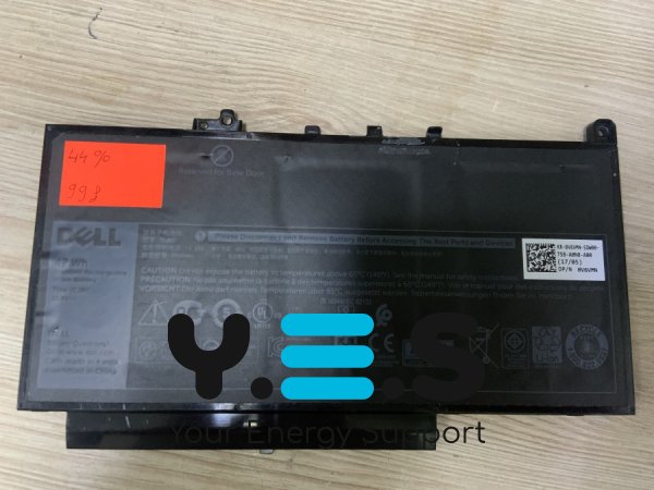 Акумулятор Dell 7CJRC (знос 44%) для Latitude E7270/E7470, сумісн. PDNM2/579TY/F1KTM/V6VMN/7CJRC