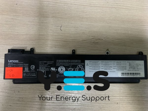 Акумулятор Lenovo SB10J79003 (знос 26%) для ThinkPad T460s/T470s, сумісн. з 00HW022/00HW023/00HW024