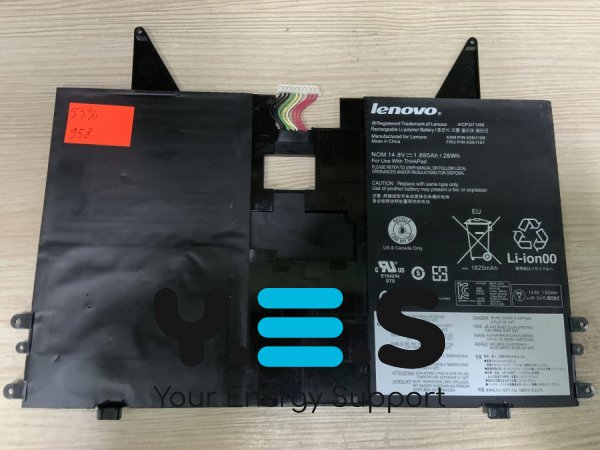 Акумулятор Lenovo 45N1100 для ThinkPad X1 Helix Tablet PC (45N1100, 45N1101), знос 53%