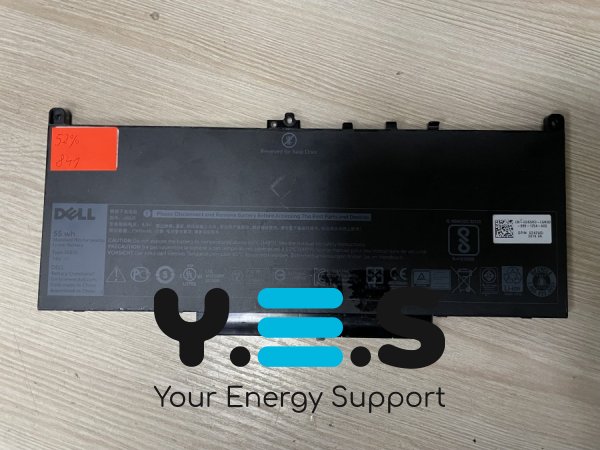 Батарея Dell J60J5 (знос 52%) для Latitude E7260/E7270/E7470/E7480, сумісн. R1V85 MC34Y 242WD та ін.