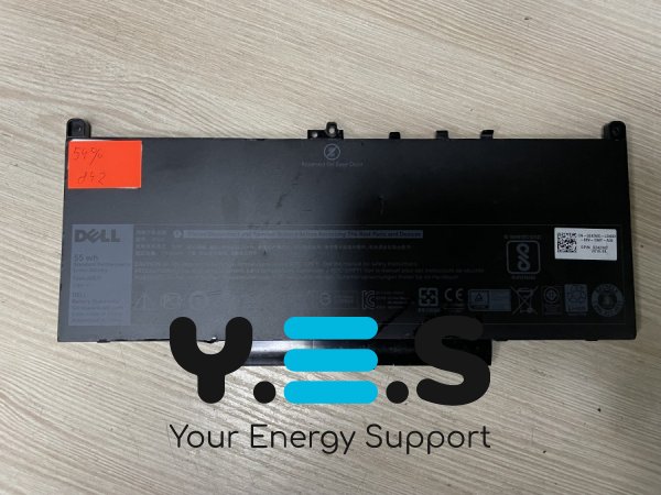 Акумулятор DELL J60J5 (знос 54%) для Latitude E7260/E7270/E7470/E7481 (R1V85, MC34Y, 242WD)