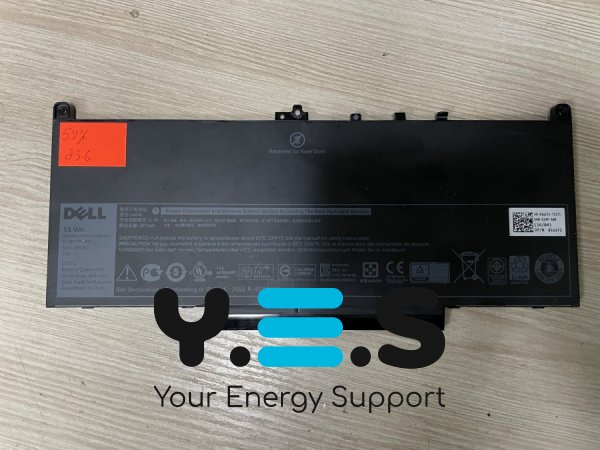 Акумулятор DELL J60J5 (знос 59%) для Latitude E7260/E7270/E7470/E7475, заміни R1V85 MC34Y 242WD
