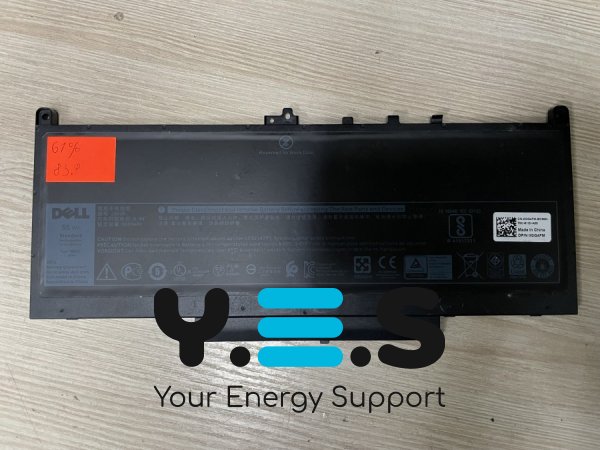 Акумулятор DELL J60J5 (знос 61%) для Latitude E7260/E7270/E7470, Dell Latitude E7270, Dell Latitude E7477 Original