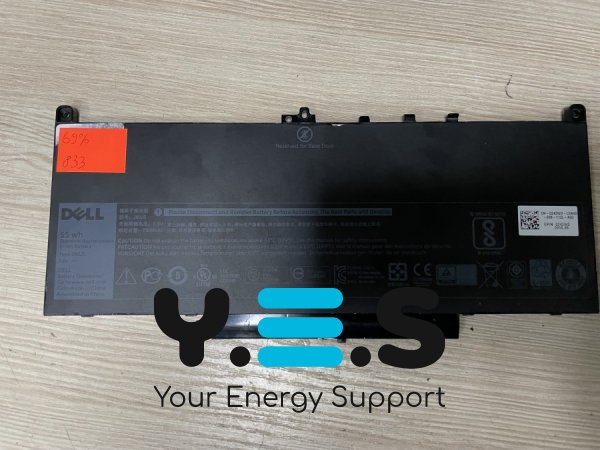 Батарея Dell J60J5 (знос 69%) для Latitude E7260/E7270/E7470; сумісна: Dell Latitude E7270, Dell Latitude E7472
