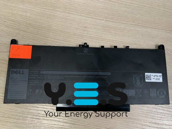 Б/в батарея Dell J60J5 (знос 64%) для Latitude E7260/E7270/E7470/E7481, коди R1V85 MC34Y 242WD GG4FM R97YT IW2Y2