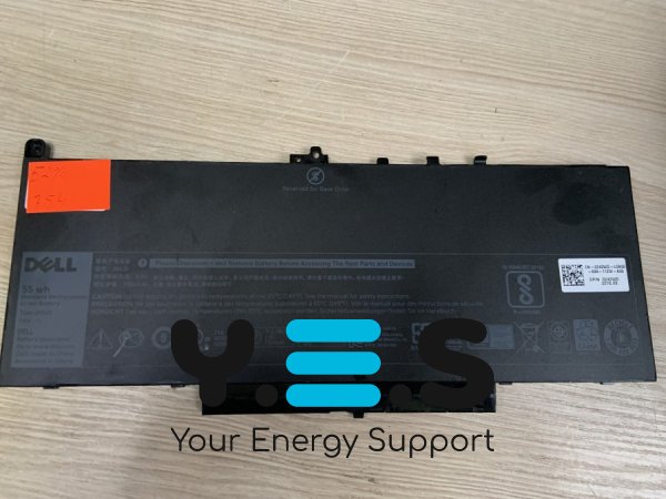 Батарея Dell J60J5 (знос 52%, б/у) для Latitude E7260/E7270/E7470/E7476, коди R1V85 MC34Y 242WD