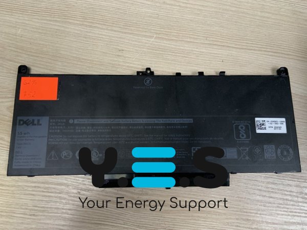 Акумулятор Dell J60J5 (знос 62%) для Latitude E7260/E7270/E7470; коди R1V85, MC34Y, 242WD, 451-BBSX/BBSY/BBSU