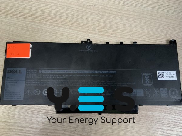 Б/в акумулятор Dell J60J5 (знос 69%) для Latitude E7260, E7270, E7470, E7475 (R1V85/MC34Y/242WD)