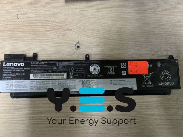 Акумулятор 00HW023 (знос 75%) для Lenovo ThinkPad T460S, T470S, сумісний 00HW022/00HW043