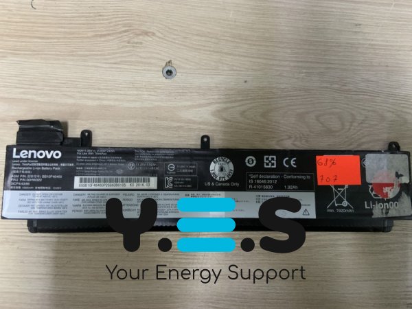 Акумулятор 00HW023 для Lenovo ThinkPad T460S T470S, сумісний 00HW022 00HW045, знос 68%
