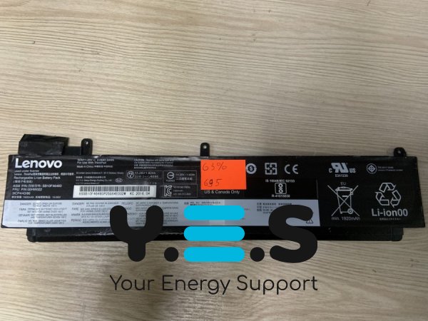 Акумулятор Lenovo 00HW023, знос 63%, для ThinkPad T460S T470S, сумісний 00HW022 00HW033