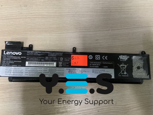 Акумулятор 00HW023 (знос 66%) для Lenovo ThinkPad T460S T470S, сумісний 00HW022 00HW036