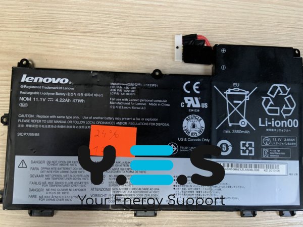 Акумулятор LENOVO 45N1089 для ThinkPad 430u, знос 24%, б/у, комплект як на фото