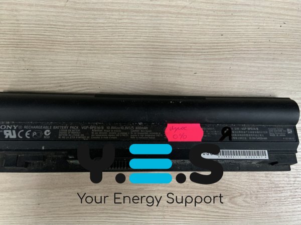 Акумулятор для ноутбука Sony VAIO VGP-BPS14b (VGP-BPS14/B/S, VGP-BPL14/B) 0% знос, б/у Original