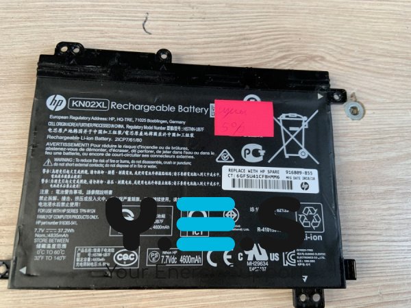 Акумулятор 54Wh HP KN02XL (знос 5%) для HP Pavilion x360 11-ad, HSTNN-LB7R, б/в