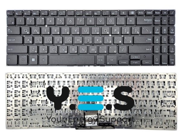 Клавіатура для ASUS Pro 15 PX555C/ExpertBook B1-B1500/B1500C/B1500CEAE/P1450/P1550/BW450, чорна RU