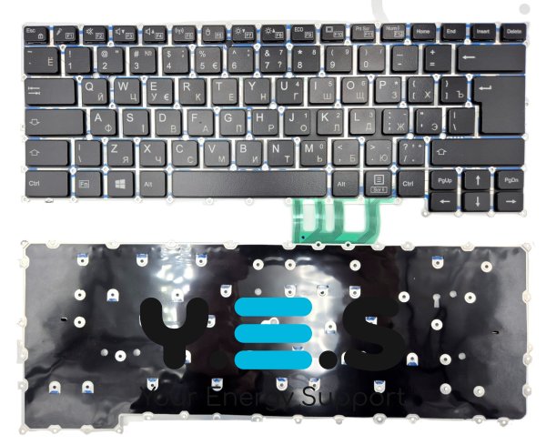 Клавіатура Fujitsu Lifebook U9310/U9310X/U9311X/U9312X/U9311/U9311A/U9311A/U937/U938/U939 чорна, RU, без рамки