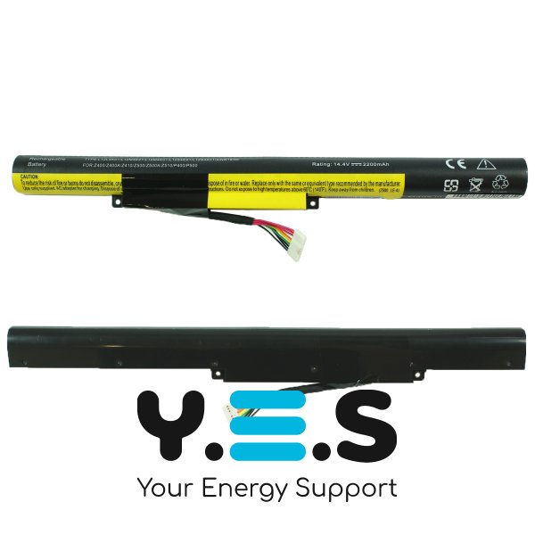 Акумулятор для ноутбука Lenovo L12L4K01 Z400/Z410/Z500/Z510/P400/P500 14.4V 2200mAh чорний