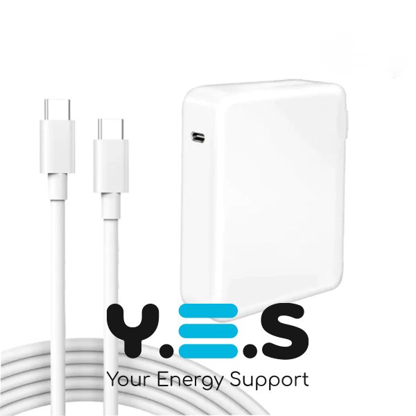 Мережевий USB-C блок живлення 140W для ноутбуків/планшетів/телефонів + кабель USB‑C 1,8 м