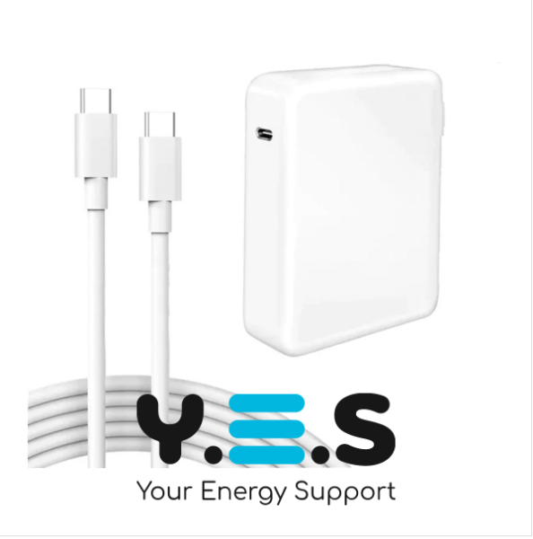 USB-C адаптер живлення 140W для MacBook Pro 13-16" (2016-2023) і Air 13" (2018-2024)