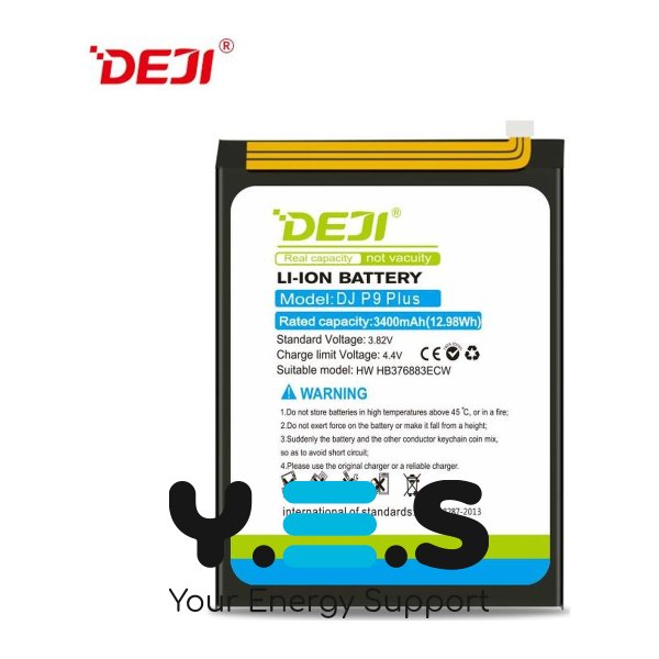 Акумулятор DEJI Huawei HB376883ECW для P9 Plus Dual SIM, 3400 mAh