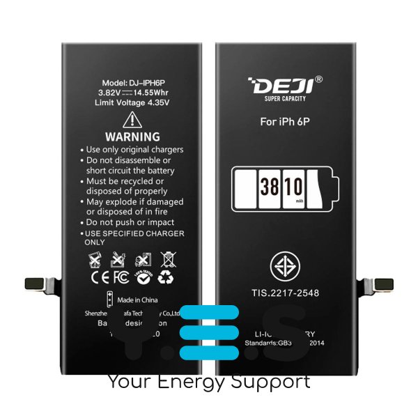 Посилений акумулятор DEJI 3810 mAh для iPhone 6 Plus 5.5 (A1522/A1524/A1593)