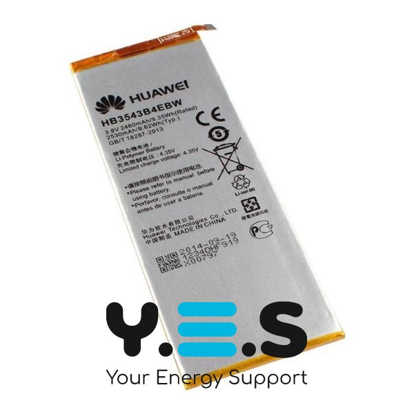 Акумулятор Huawei HB3543B4EBW 2530 mAh для Huawei Ascend P7