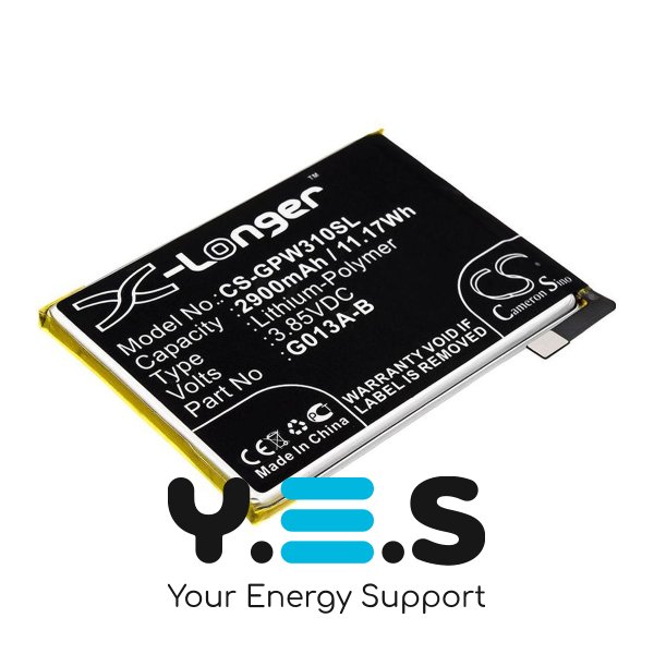 Акумулятор X-Longer G013A-B (CS-GPW310SL) для Google Pixel 3 G013A, 2900 mAh