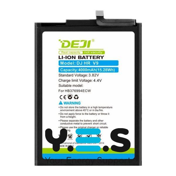 Акумулятор DEJI HB436380ECW для Huawei P30, ємність 3650 mAh