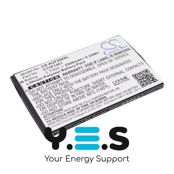 Акумулятор Cameron Sino C11P1501 (CS-AUF200SL) для Asus Zenfone Selfie ZD550KL, 2500 mAh