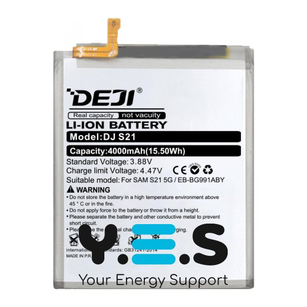 Акумулятор DEJI EB-BG991ABY для Samsung Galaxy S21 5G SM-G991, 4000 мА·год