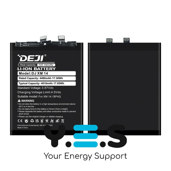 Акумулятор DEJI BP4Q для Xiaomi 14, 4490 mAh, посилений ресурс Original