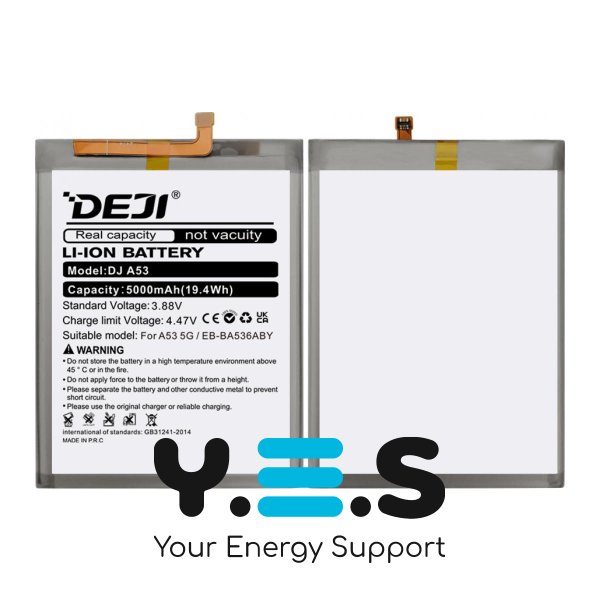 Акумулятор DEJI EB-BA536ABY для Samsung Galaxy A53 5G SM-A536, 5000 mAh