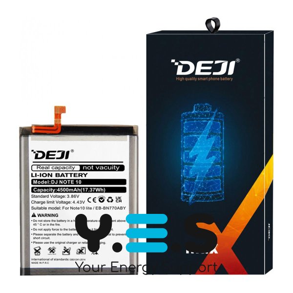 Акумулятор DEJI EB-BN770ABY для Samsung Galaxy Note 10 Lite SM-N770F/DS, 4500 мА·год