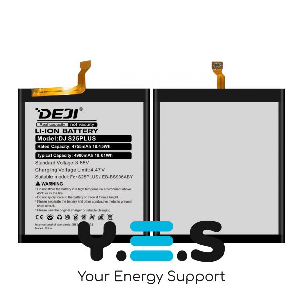 Акумулятор DEJI EB-BS936ABY для Samsung Galaxy S25+ Plus SM-S936, 4755 мА·год