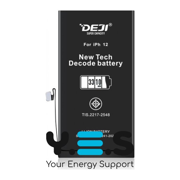Адаптивний акумулятор DEJI 3310 mAh для iPhone 12 Pro — визначається iOS, без прошивки