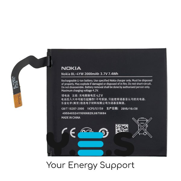 Акумулятор для смартфона Nokia BL-4YW (батарея)
