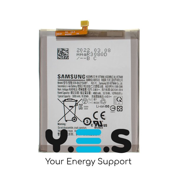 Акумулятор для Samsung Galaxy A31 SM-A315/A32 SM-A325 EB-BA315ABY 5000mAh (China) Original