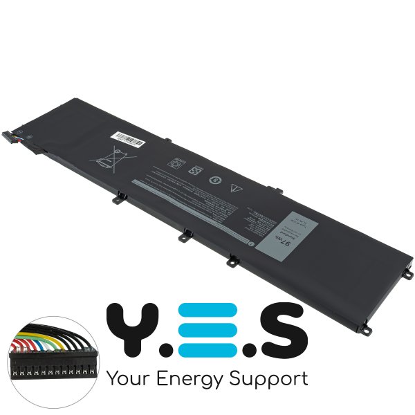 Акумулятор для ноутбука Dell 0W62W6 (G7 17 7700) 11.4V 8070mAh чорний