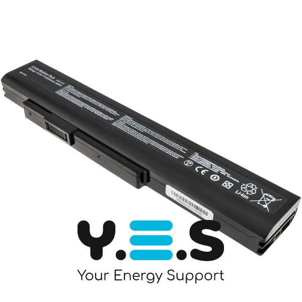 Акумулятор для ноутбука Fujitsu FPCBP344 (Lifebook NH532, N532) 10.8V 5200mAh, чорний