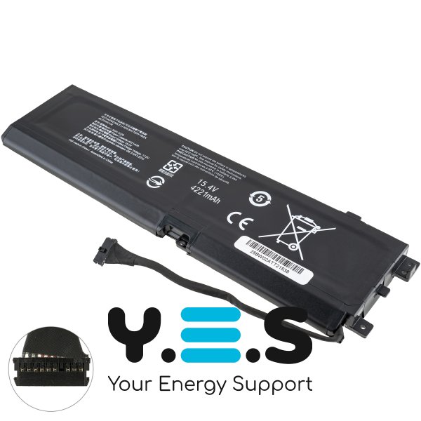 Акумулятор для ноутбука RAZER RC30-0328 Blade 15 2020/2021, 15.4V 4221mAh 65Wh, чорний