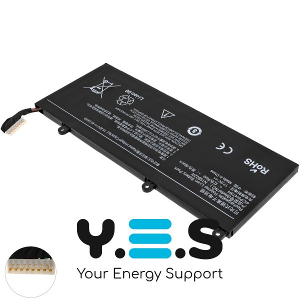 Акумулятор для ноутбука Xiaomi N15B02W (RedMiBook 14 II) 15.4V 2600mAh 40Wh, чорний