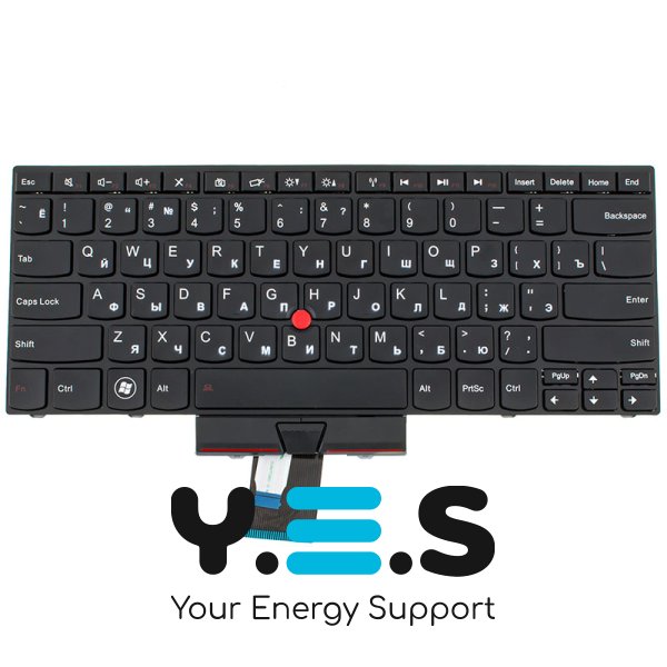 Клавіатура для ноутбука Lenovo E320, E325, E420, E425, RU-розкладка, чорна