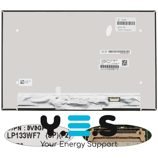 Матриця 13.3" LP133WF7-SPF2 FHD 1920×1080, eDP 30pin, LED, Slim, матова, роз’єм справа (renew)
