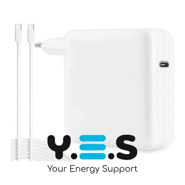 USB‑C адаптер живлення 96W для MacBook Pro 13–15" (2016–2023) і MacBook Air (2018–2024)