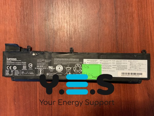 Акумулятор LENOVO SB10F46461 (00HW023), знос 17%, для ThinkPad T460S, T470S Series Original