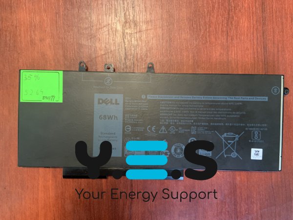 Акумулятор DELL GJKNX, знос 35%, для Latitude E5580/E5480/E5280, 5580/5480, M3520/M3530, 15 3530 (B5264) Original