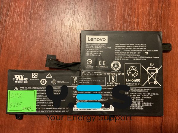 Акумулятор LENOVO L15L3PB1, знос 32%, для Lenovo Chromebook N22 (B5255) Original