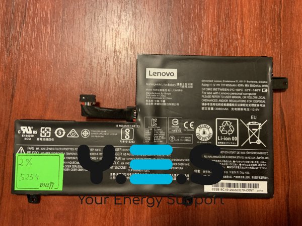 Акумулятор LENOVO L15M3PB1, знос 2%, для Lenovo Chromebook N22 (B5254) Original